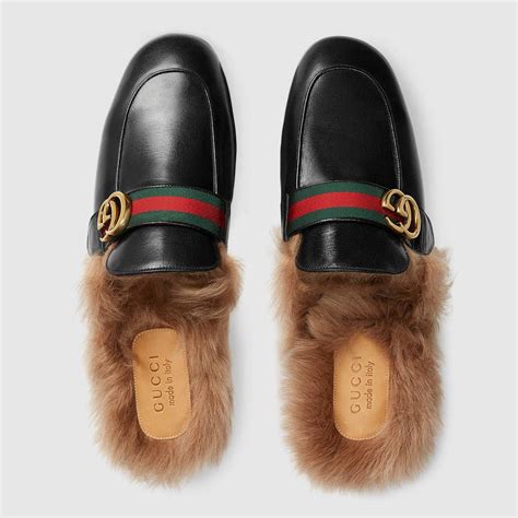 gucci princetown slippers men|gucci princetown slippers street style.